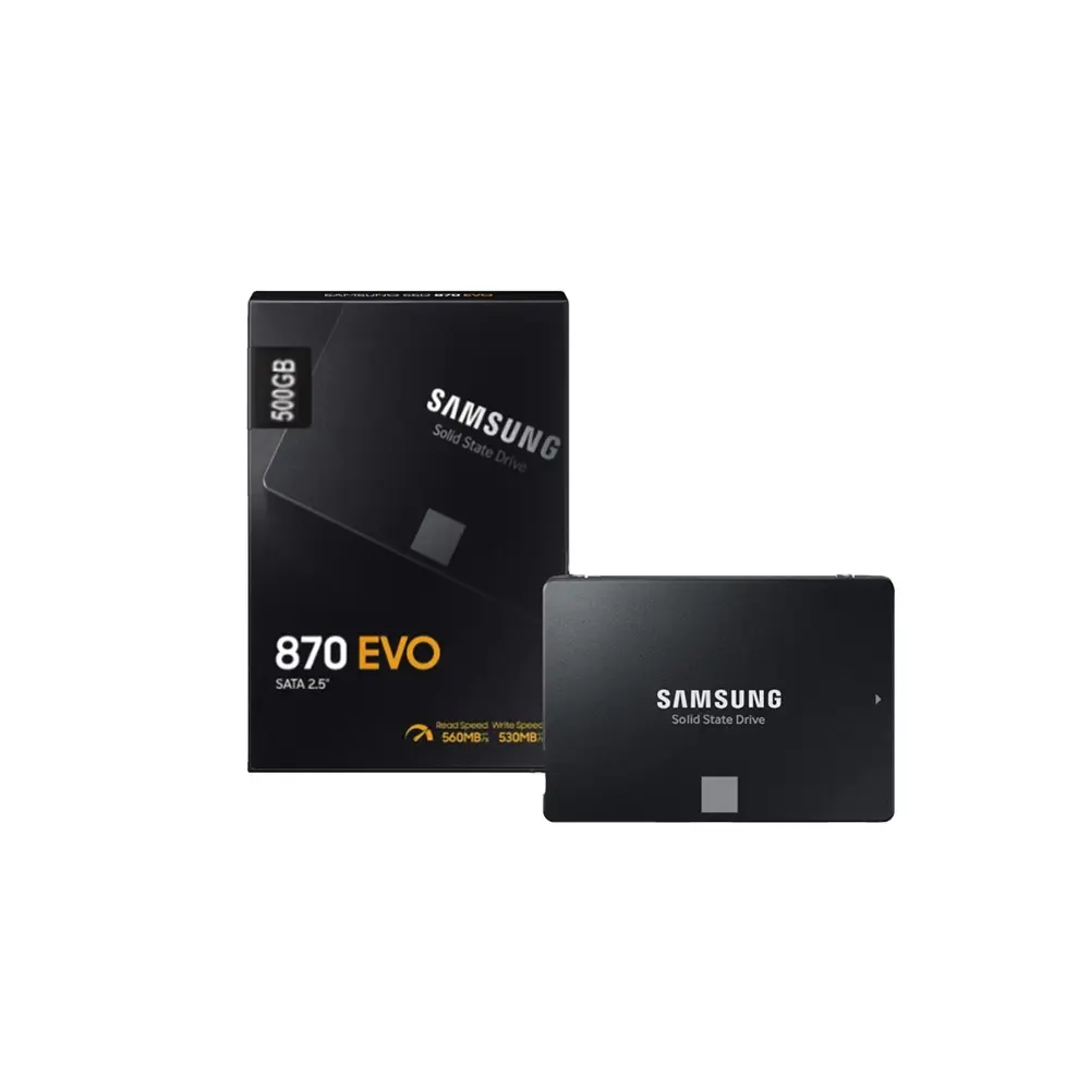 S AMSUNG 870 EVO Series MZ-77E500BW 2.5" 500GB SATA III V-NAND 500G Internal Solid State Drive