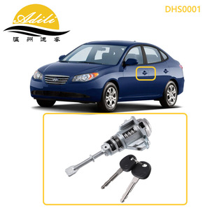 Elantra Yue Dong Front Left Door Handle <b>Lock</b> Cylinder 81970 2HA00 Zinc Alloy 2 <b>Keys</b> Grey - Product Image 5
