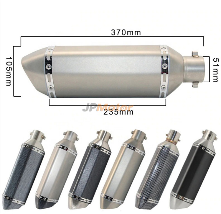 Carbon Fiber Motorcycle Exhaust