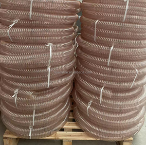 <span class=keywords><strong>Tuyau</strong></span> de conduit d'air en fil d'acier PU TOWAY-Transport d'<span class=keywords><strong>aspiration</strong></span> de construction industrielle transparent/transparent pour - Product Image 2