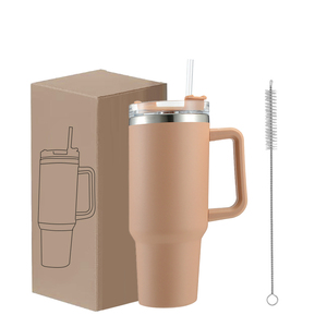 High Quality Popular Stainless Steel 40oz Eco-Friendly Vacuum <b>Insulated</b> Modern Travel Tumbler Lid Handle Boiling Water Safe - Product Image 1