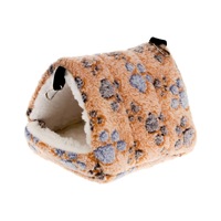 Hamac en peluche d'hiver pour animaux de compagnie, vente en gros d'usine, joli nid suspendu pour petits animaux, lit pour hamster