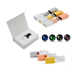 Bán Buôn 3D Khắc Biểu Tượng Tùy Chỉnh Bút Điều Khiển New Pendrive 3.0 Tinh Thể Memory Stick Giao Diện USB 2.0 Quà Tặng - Product Image 2