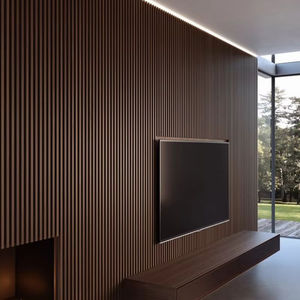 แผง B1กันไฟเป็นมิตรกับสิ่งแวดล้อมกันน้ำสำหรับห้องนั่งเล่นห้องโถงโรงแรม3D วัสดุพลาสติกโพลีเมอร์ไฟเบอร์บอร์ด - Product Image 4