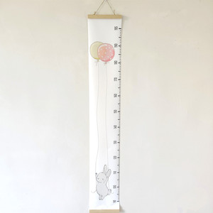 Règle de croissance murale en bois pour enfants, avec cadre en bois et toile en tissu, pour mesurer la taille des enfants - Product Image 5