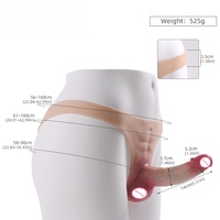Culotte pénis réaliste en silicone creux, très populaire, avec godemichet intégré pour hommes YSR-A01