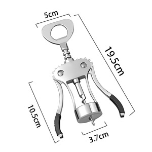 <span class=keywords><strong>Ouvre</strong></span>-bouteille <span class=keywords><strong>papillon</strong></span> en alliage de zinc pour vin rouge et bière, outil de cuisine multifonction portable pour restaurant et bar - Product Image 4