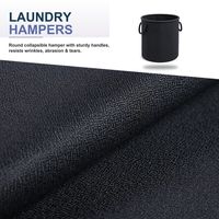 Tissu Oxford en polyester enduit de PU résistant à l'eau 900D, texture irrégulière, pour paniers à linge et bacs de rangement pour vêtements