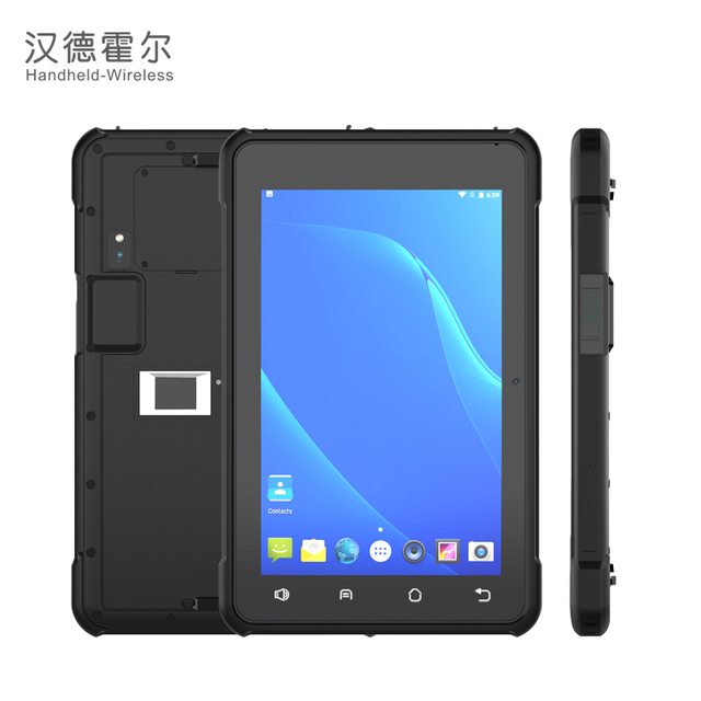 Industrial Android Tablet Face Recognition Fingerprint Scanner 8inch 8000mAh Biometric Tablet with Fingerprint for Attendance