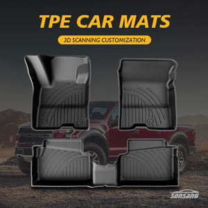 Tapetes de Piso Híbridos TPE SONSANG, Ajuste Personalizado, Antideslizantes, Resistentes, para Todo Clima, para Camioneta Ford Maverick 2026, Alfombras para Auto - Product Image 2