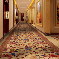 Nouvelle conception de tapis de couloir de luxe pour hôtel 5 étoiles, tapis de couloir Axminster pour hôtel