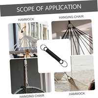 Ressort de balançoire extérieur commercial 700 LB en acier inoxydable résistant à la rouille, pièce de suspension pour hamac, idéal pour la décoration de parcs, jardins et cours.