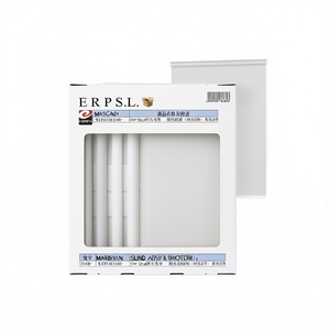 ม่านม้วนสีทึบเออร์ปสล์ 90x180 ซม. สีขาวและสีเทาผสม - Product Image 1