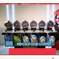 Machine de loterie automatique à 6 classes, machine de loterie électronique de bingo avec écran d'affichage pour tirages au sort et jeux de casino