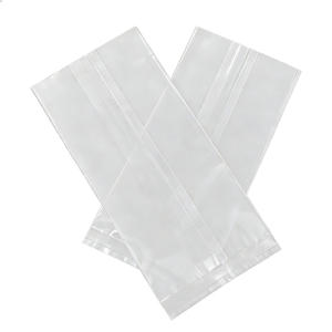 Sacs à oreiller en BOPP transparent personnalisés, emballage pour en-cas et bonbons, sac en cellophane transparent, sac en plastique à fermeture arrière - Product Image 1