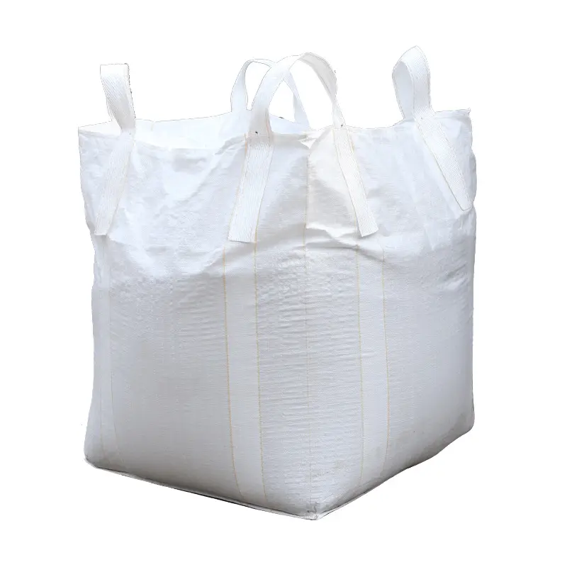 Custom accettato bianco Super Jumbo alla rinfusa in fibra di tessuto industriale sacchetto di imballaggio per il carico