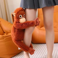 Peluche Gorille en Gros, Jouet Doux en Forme de Singe, Fournisseur Direct d'Usine, Cadeau Compagnon Émotionnel pour les Jeunes