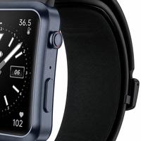 Reloj Inteligente BP100E Pro: Medición de Presión Arterial con Bomba de Aire Real, Monitor de Frecuencia Cardíaca y Sueño, Rastreo 4G Independiente para el Cuidado de Personas Mayores