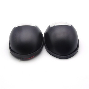 Luces LED de navegación a prueba de agua, luz <span class=keywords><strong>marina</strong></span> de 12V, <span class=keywords><strong>puerto</strong></span> de cubierta negra, estribor, verde y rojo - Product Image 6