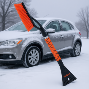 แปรงปัดหิมะ Vevor ขนาด 27 นิ้ว พร้อมที่ขูดน้ำแข็ง ด้ามจับยืดหดได้ สำหรับรถยนต์ รถบรรทุก รถ SUV และรถบ้าน - Product Image 2