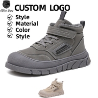 Chaussures d'hiver pour garçons Cema, bottes de neige épaisses et chaudes, résistantes au froid, en coton, chaussures de sport d'hiver
