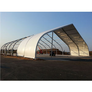 Edificio de Almacenamiento de Tela de PVC, Refugio Industrial, Resistente al Viento y Nieve (0.55KN), con Estructura de Acero Galvanizado en Caliente - Product Image 5