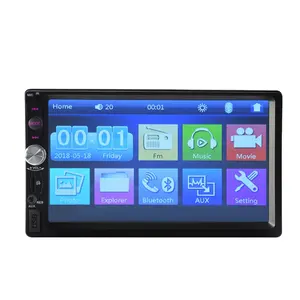 Điều khiển từ xa FM Đài phát thanh liên kết gương cho Android <span class=keywords><strong>iPhone</strong></span> 7 inch đôi 2 Din Xe MP5 Máy nghe nhạc USB 7010B - Product Image 1