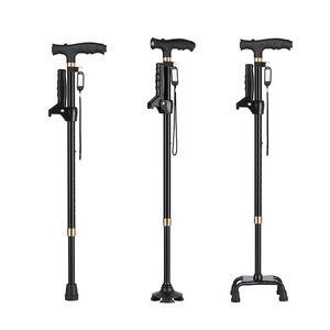 Gaobokangda Aluminum Alloy Adjustable Cane With Light For Elderly Support Walk Assistive Device - Product Image 1