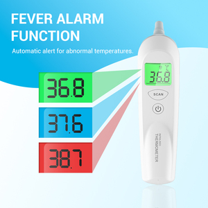 <span class=keywords><strong>Thermomètre</strong></span> <span class=keywords><strong>auriculaire</strong></span> infrarouge <span class=keywords><strong>professionnel</strong></span> de type pistolet pour usage médical avec capuchon de protection de la sonde - Product Image 4