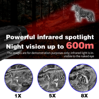 Lunettes de vision nocturne numériques infrarouges 1080P HD, sécurité, ABS haute pression, grossissement 8X, chasse tactique, haute technologie
