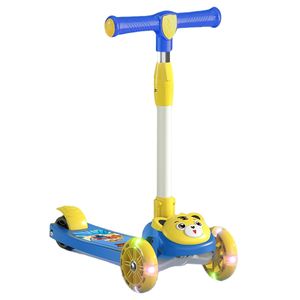 <span class=keywords><strong>Monopattino</strong></span> per Bambini ad Altezza Regolabile con <span class=keywords><strong>3</strong></span> Ruote in PU, Pieghevole in Plastica e Alluminio, Giocattolo con Musica per Neonati e Bambini - Product Image 6