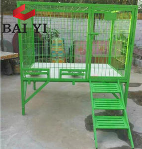 BAIYI merek kualitas tinggi Modern logam padat rumah anjing besar kandang anjing bernapas ramah lingkungan untuk dijual - Product Image 2
