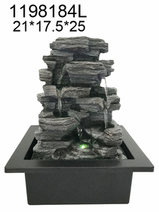 Fuente <span class=keywords><strong>de</strong></span> Feng Shui para decoración del hogar, cascada <span class=keywords><strong>de</strong></span> 3 niveles con bola <span class=keywords><strong>de</strong></span> cristal, artesanías <span class=keywords><strong>de</strong></span> resina, fuente <span class=keywords><strong>de</strong></span> <span class=keywords><strong>agua</strong></span> interior <span class=keywords><strong>de</strong></span> mesa - Product Image 3