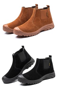 <span class=keywords><strong>Scarpe</strong></span> da Lavoro Super Sicure a Taglio Medio per Uomo, in Vera Pelle e Microfibra, Calzature di Sicurezza per Uso Invernale in Fabbrica - Product Image 6
