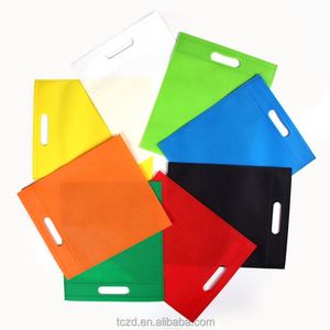 Sac de courses jetable en poly non-tissé à quatre doigts pour les articles ménagers et les supermarchés (vente en gros) - Product Image 1