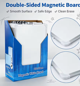 Portable <b>Magnetic</b> White <b>Board</b> Dry Erase Lapboard Kids <b>Drawing</b> <b>Board</b> 25 x 35 cm for Home School Use - Product Image 2