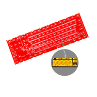 Servicio de diseño de placa de circuito de teclado PCB 60key tipo C SMD pcba intercambiable en caliente RGB DIY con cable 60 por ciento Teclado mecánico PCB