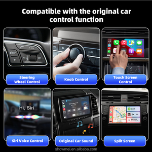 Module de mise à niveau CarPlay sans fil AI Box, dongle avec port USB-A et Type-C pour les voitures équipées de CarPlay intégré - Product Image 3