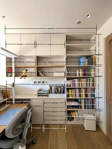 Conception de meubles en bois pour chambre d'enfants comprenant une bibliothèque de bureau de lit adaptée à la chambre d'enfants - Product Image 2