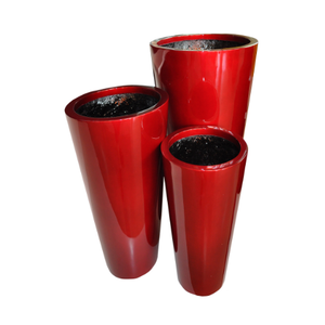 Décoration de jardin, design moderne de luxe, écologique, durable, prix de gros, pots en fibre de verre - Product Image 1