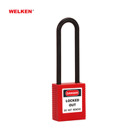 Meilleur vendeur fabrication de cadenas cadenas de sécurité en nylon isolation principale 76mm de long verrouillage cadenas de verrouillage