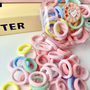 <b>Childrens</b> Hair <b>Ties</b> Candy Colors Octagonal Box High Elasticity Gentle On Hair Daily Use For Little Girls - Product Image 2