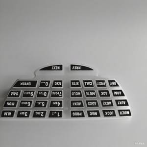 Tùy chỉnh Carbon dẫn điện vuông Silicone đẩy nút USB vật liệu cao su đúc con dấu cho chế biến điện thoại di động - Product Image 1