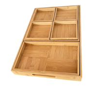 Plateau de service en bois avec poignée, assiette en bois faite à la main, plateau en bois, autres meubles de restaurant