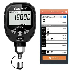 Vacuómetro Digital Inalámbrico de Alta Precisión <span class=keywords><strong>Elitech</strong></span>, Medidor de Presión VGW-760 con Alarma, 8 Unidades, 3 Compradores - Product Image 2