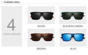 Lunettes <span class=keywords><strong>de</strong></span> <span class=keywords><strong>soleil</strong></span> polarisantes en <span class=keywords><strong>bois</strong></span> <span class=keywords><strong>de</strong></span> bambou, carrées, rétro, décontractées, pour hommes et hommes, en vrac, bon marché - Product Image 6