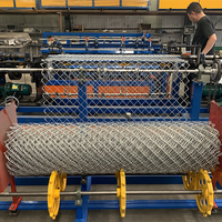 Machine à clôtures à mailles losangées avec moule, machine automatique de tissage de grillage cyclonique pour clôture en losange, prix bas