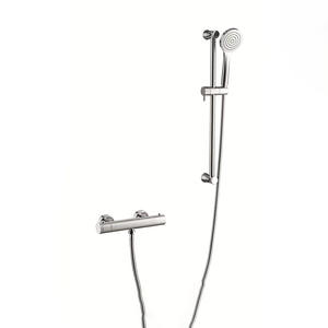 Robinet thermostatique moderne Vimijia à fonction unique, tout en cuivre, noir, mural, portable, pour salle de bain à domicile, jet doux de pluie - Product Image 5