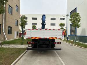 Grue sur camion Shacman personnalisable pour charges lourdes, 10, 12, 14 tonnes, grue de chargement hydraulique à flèche droite à vendre - Product Image 6