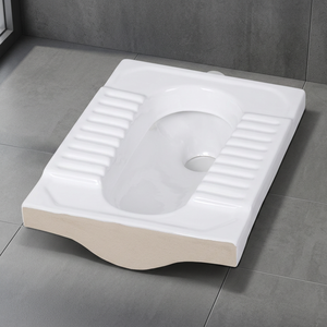 1er Grade Orissa Pan 20 Inch Céramique Squatting Toilette Sanitaire P Piège à Eau Placard Style Africain - Product Image 1